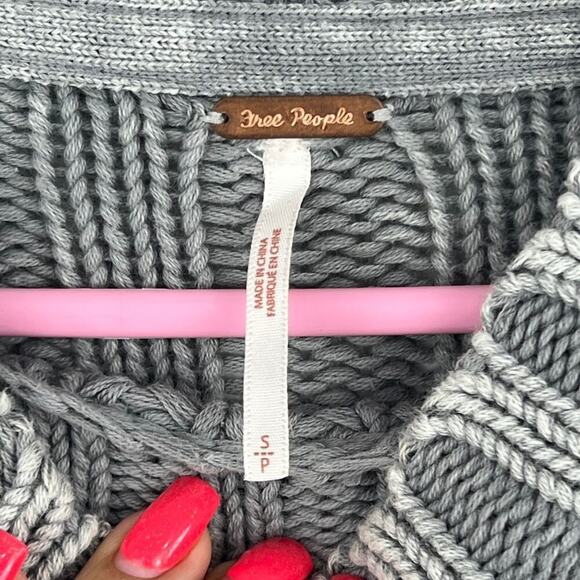 Free People Sweetheart Mock Neck Drop Dolman Sweater Womens Size S - Picture 9 of 10